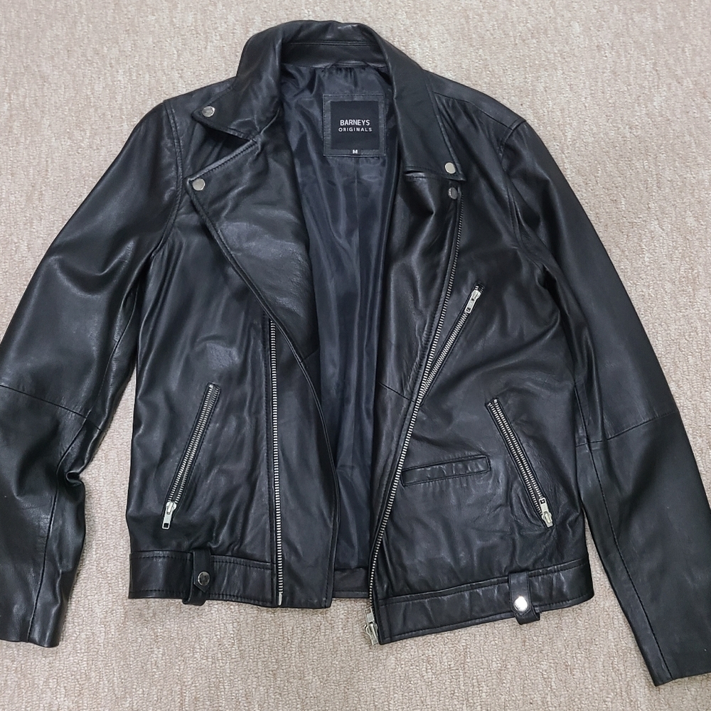 Barney's Originals Leather Jacket
